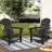 Plastic/Resin Folding and Rocking Adirondack Chair with Ottoman-69548667