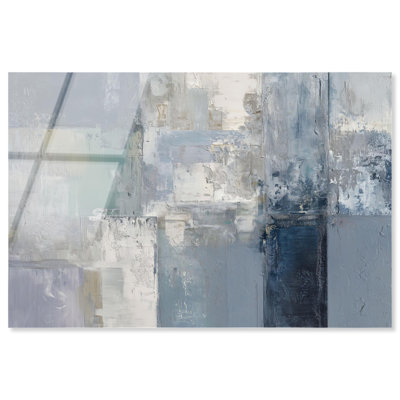 Misty Morn III Acrylic Print Abstract Wall Art by Art Remedy, Ready to Hang, 15 x 10