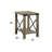 Rustic Oak Finish End Table