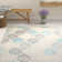 Tapis gris / bleu Kallie