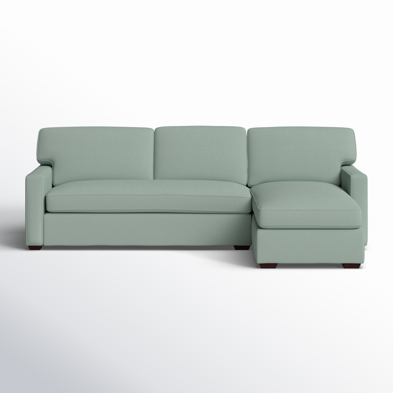 Taylor Upholstered Chaise L-Sectional, Right Hand Facing, Bayou Spray Canvas