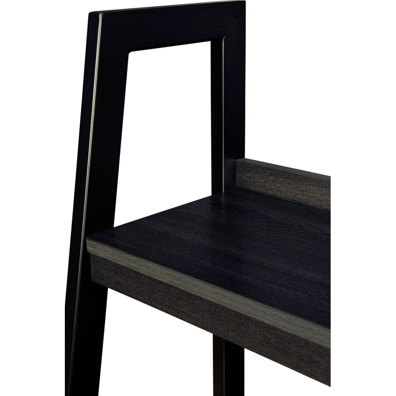 152.4cm H x 52.22cm W Ladder Bookcase, Black