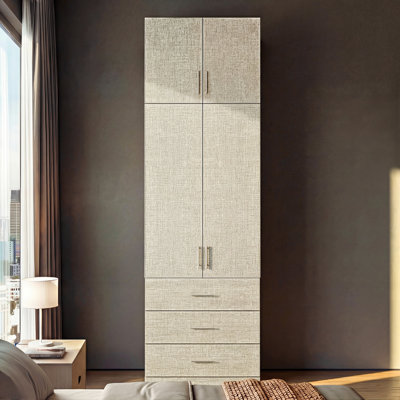 Armoire 2 portes avec 3 tiroirs H 92,8 po x l 31,5 po