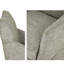 Fauteuil rembourré gris avec cachette pour la salle à manger, doux et courbé et sur mesure, mouvement fluide, dossier entièrement rembourré, accoudoirs de siège, coussin amovible, siège en mousse double couche, pieds en bois massif, assemblage