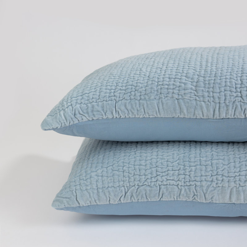 Hudson Sham, Blue, Twin