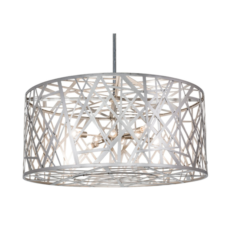 Bird's Nest 8 - Light Drum Chandelier