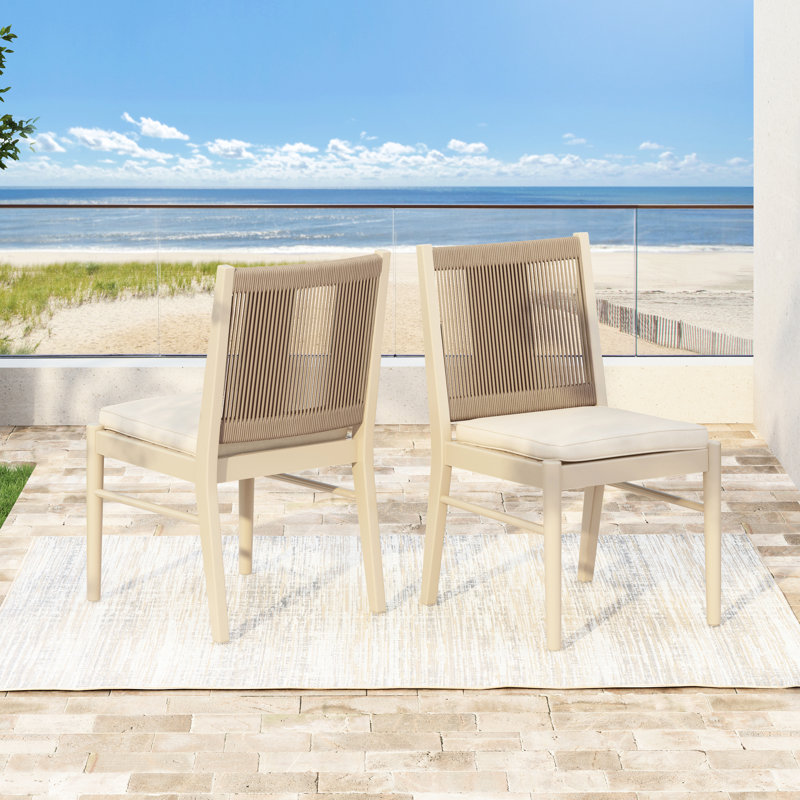 Kd Dining Chair Mp2 (2 Chairs) - Stylish Wood With Water- Fabric For All Purposes And Areas (2) Modern Chairs Water-Repellent Cushions Settings