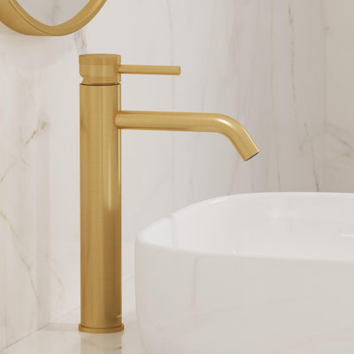 Robinet de lavabo à vasque H 12 po avec bonde escamotable Angelsey