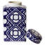 Zeppelin Geometric Porcelain China Jar