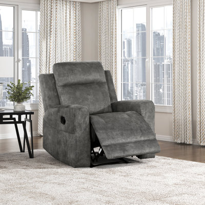 Leylashka 36"W Microfiber Manual Recliner by Ebern Designs