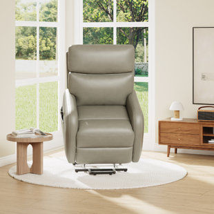 33'' Oversized Power Lift Recliner Chair With Heat & Massage – Dual Motor Electric Lift Assist, Super Soft Padding