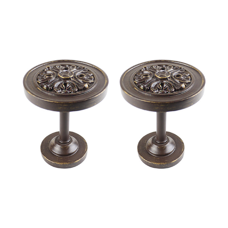 Retenue de rideau médaillon Aayush Drapery, Bronze/Doré