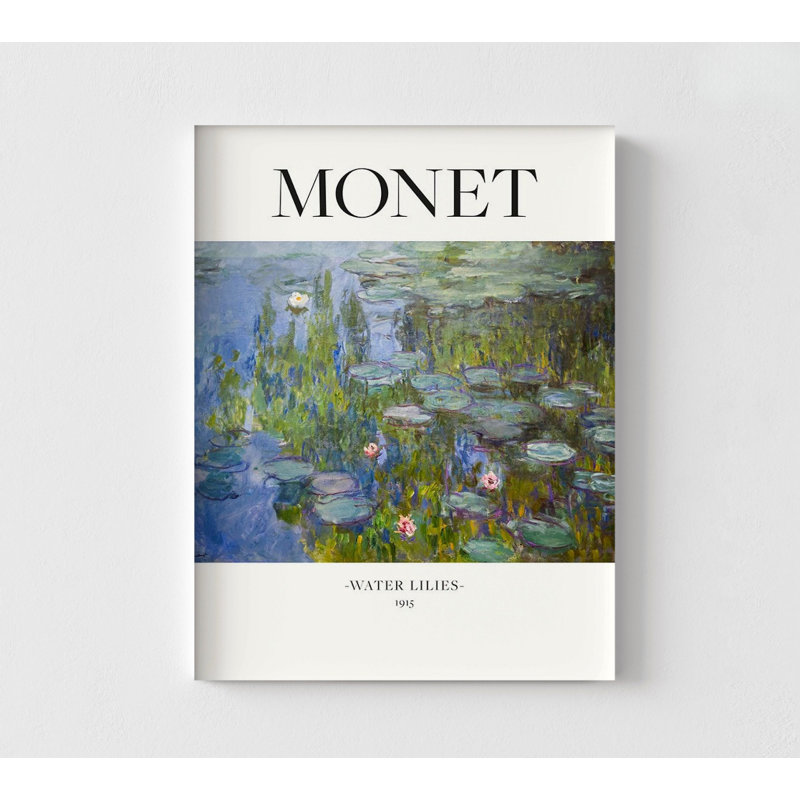Nénuphars 1915 par Claude Monet, œuvre d'art Monet, encadré par Claude Monet, décor de salle d'attente, décor de salon