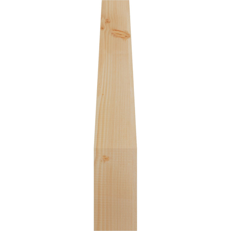 Attelle de genou olympique, Sapin de Douglas, H 36 po x l 5,5 po x P 24 po, Attelle lisse