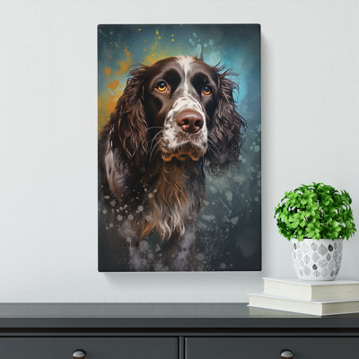 English Springer Spaniel Conceptual - Wrapped Canvas