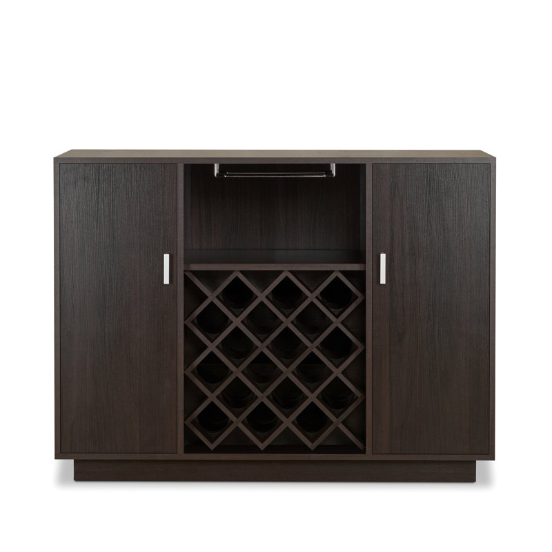 Armoire à vin avec porte-gobelet