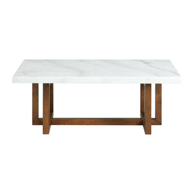 Phang 48" Genuine Marble Coffee Table