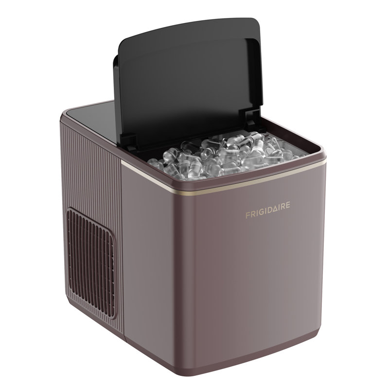 Frigidaire 26 lbs Countertop Ice Maker with Touch Display, Mauve, Mauve
