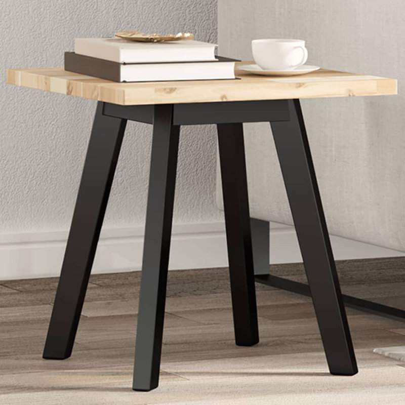 Solid Wood Table Top, 2cm H x 40cm W x 40cm D, Natural