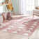 Kennedy Triangles Pink Children's Rug