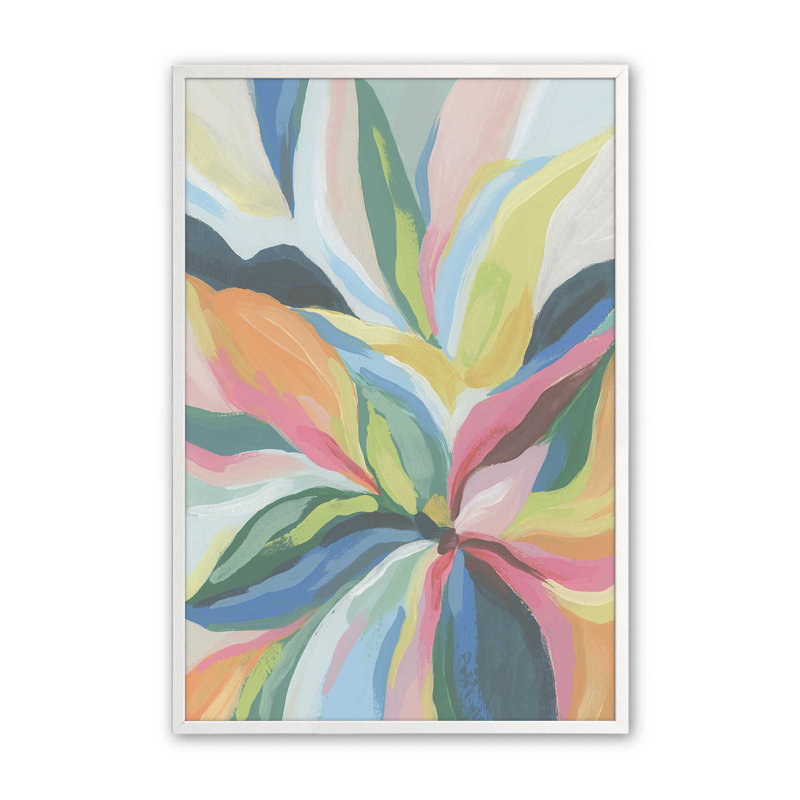 «Blossom Beacon I» par June Erica Vess, reproduction d'art, H 18 po x l 12 po, Impression sur cadre ouvert sans papier mat