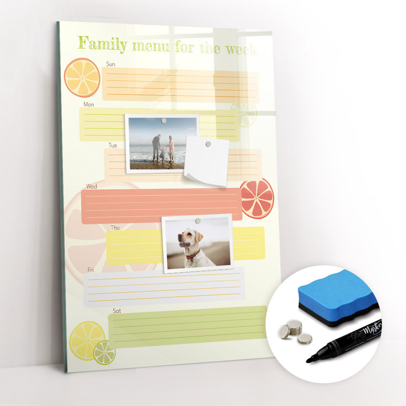 Magnetic Glass Dry Erase Board