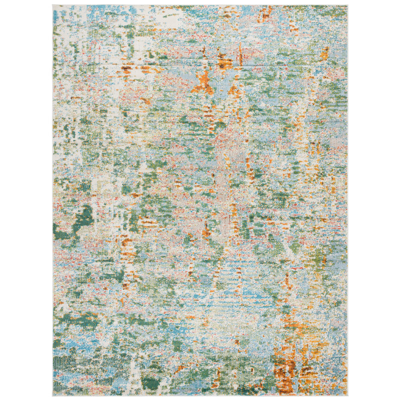 Madison Performance Abstract Rug, Rectangle 8' x 10'