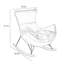 Chaise berçante de luxe Nordic Leisure-101142040