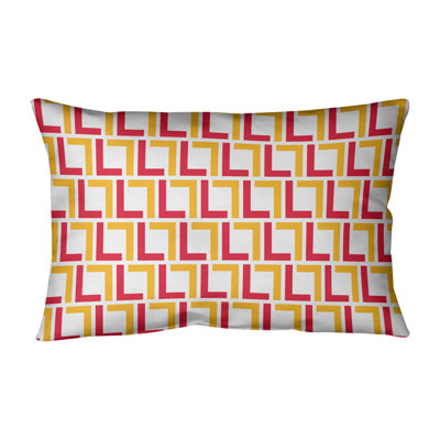Geometric Reversible Throw Pillow