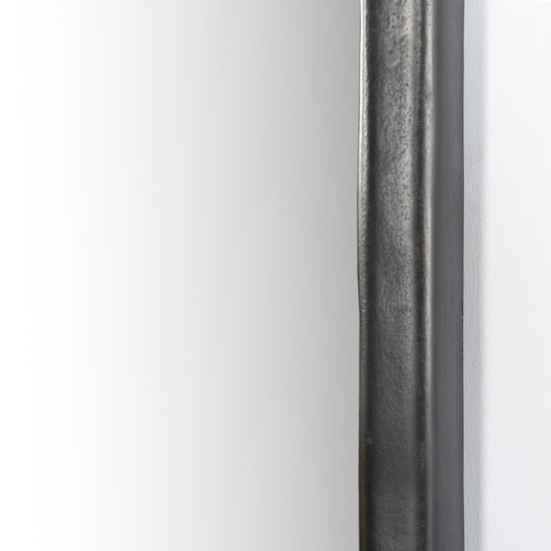Patz Mantel Mirror, Black Antique