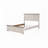 Farmhouse Rustic Wooden Panel Bed