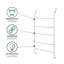 Curl Over-the-Door Towel Rack Holder Storage