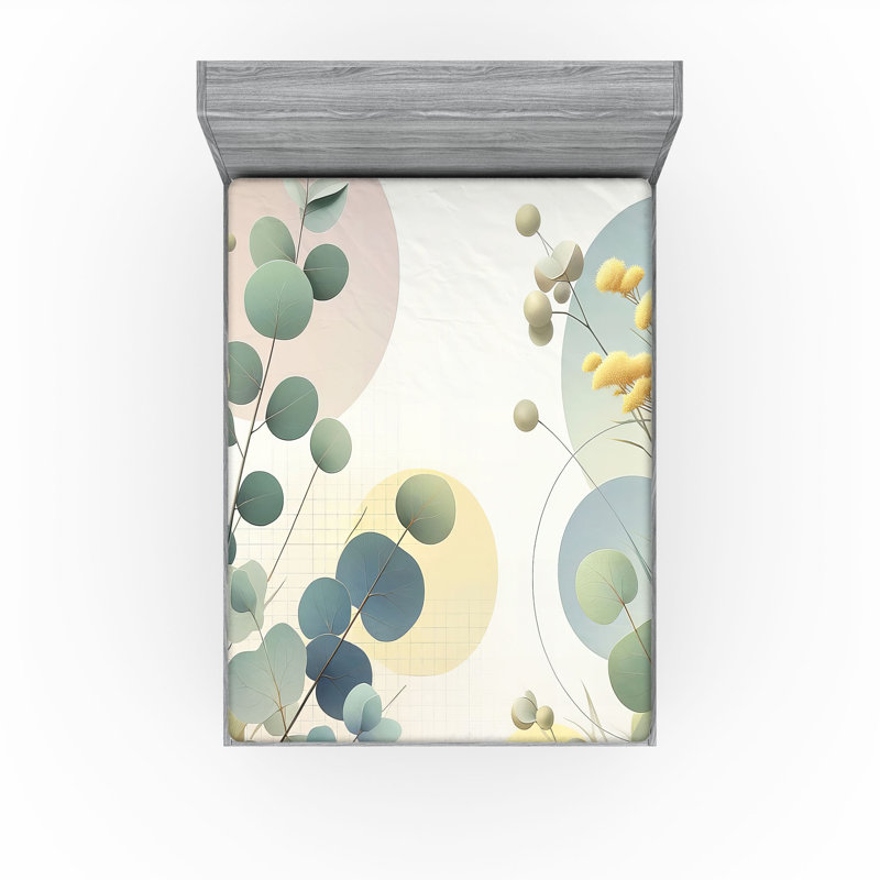 Drap-housse Ambesonne Eucalyptus, Drap-housse grand