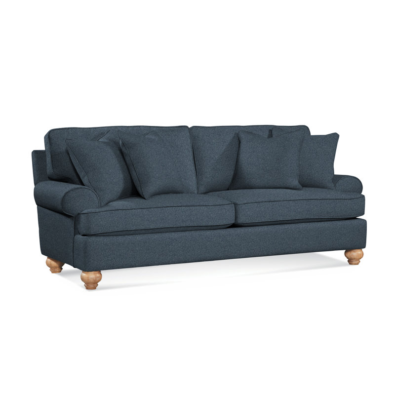 Artisan Landing Upholstered 86'' Sofa, Sunweather, Basic Blue; 0317-63
