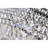 21 Light Flush Mount Ceiling Light – 36-Inch Wide Chrome Finish with Crystal Accents, Bright Ambient Lighting for Hallway, Kitchen, or Bedroom