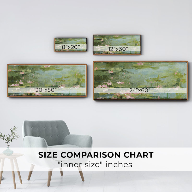 Celadon- Framed Canvas