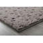Tapis gris abstrait à poils longs
