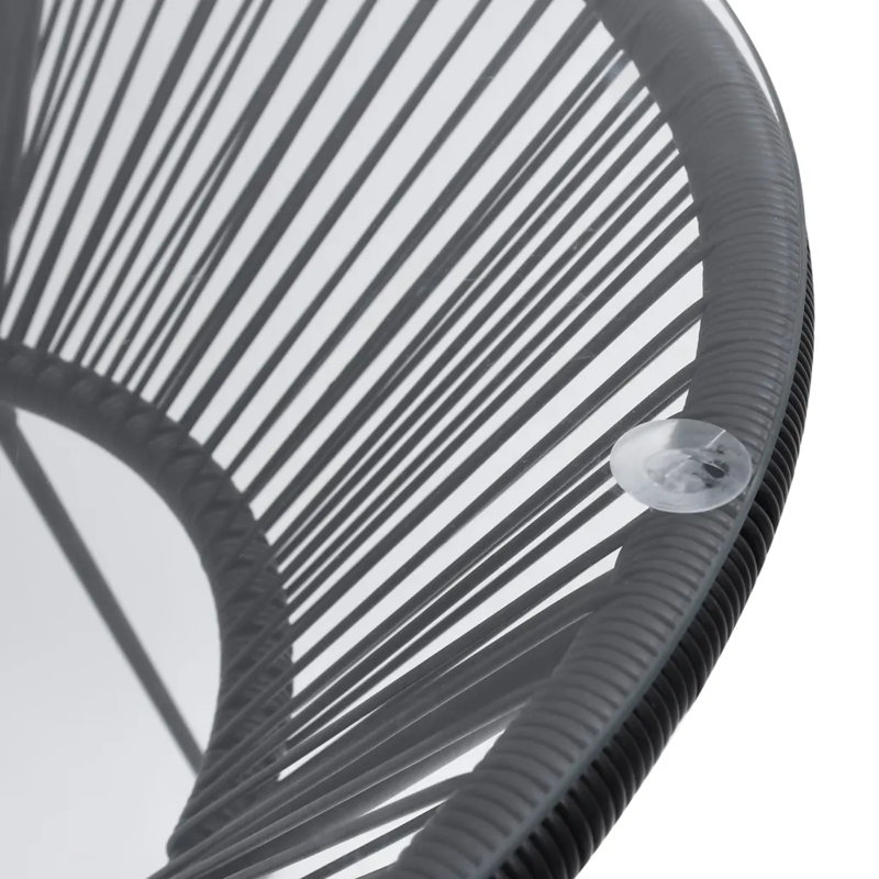 Heddwyn Round Metal Outdoor Dining Table , 70cm cm W 70cm cm D