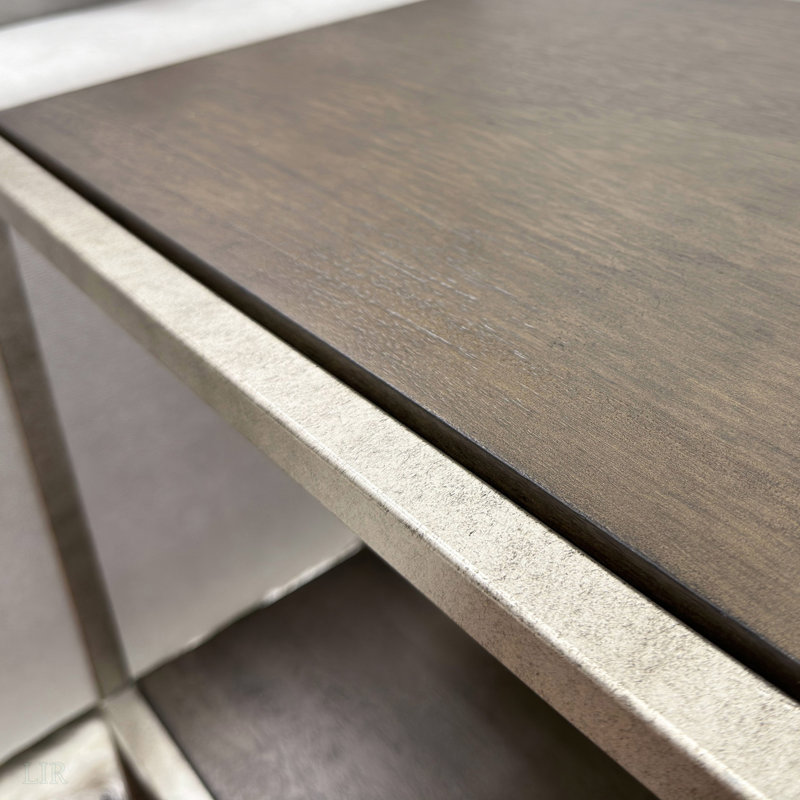 Ensemble de table basse et de table de bout en bois 3 pièces