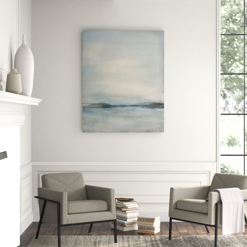 Zen Fields Print by Mari Urasawa, Glass Coat, 45" H x 36" W x 1.5" D