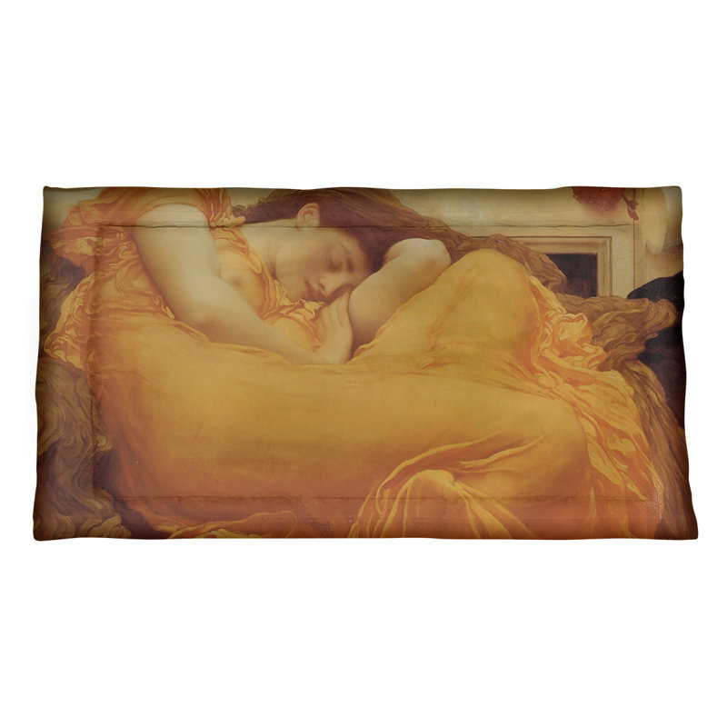 Taie décorative Frederic Leighton, Microfibre, Très grand
