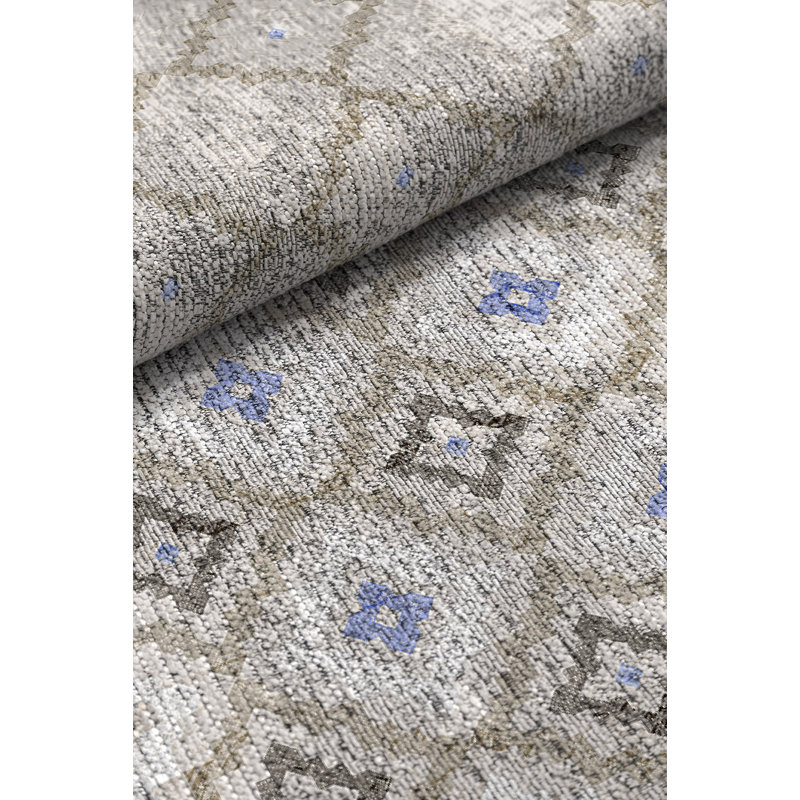 Ahlers Machine Woven Grey Indoor Rug, Rectangle 120 x 170cm