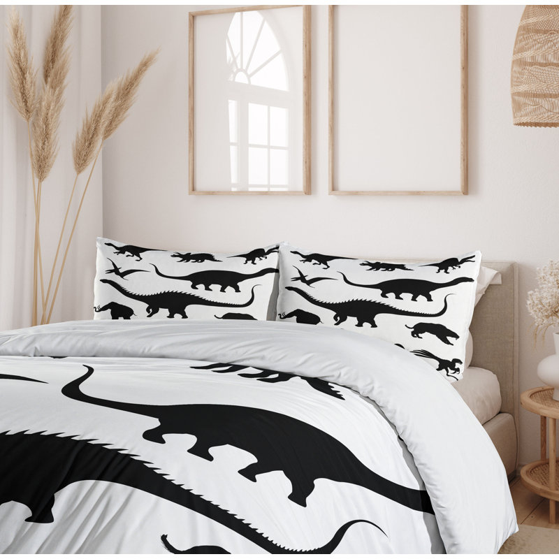 Ensemble de housse de couette dinosaur, Simple