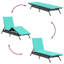  Chaise longue de patio noir, bleu-1484099567-1484099561