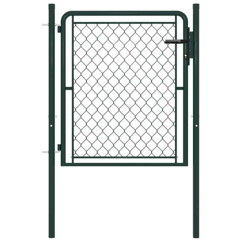 Torr Metal Gate, Green, 125cm H x 100cm W