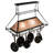 Rustic Lodge Handcrafted Rectangle Hanging Pot Rack