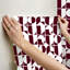 Papier peint rouge Oxblood