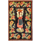 Pictoral Karabagh One-of-a-Kind 5'1" X 8'7" Area Rug