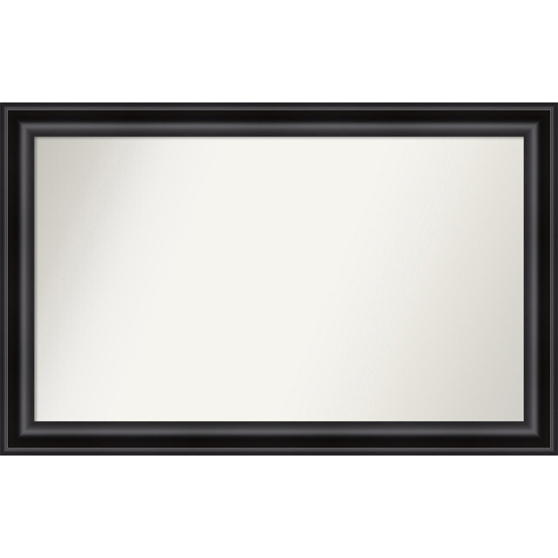 Miroir d'appoint mural en plastique Churchton, 32,75 po x 51,75 po