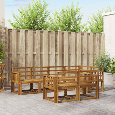 Outdoor Sofa Set Sectional Furniture Modern Patio Garden Lounge Modular
